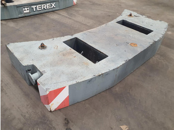 Counterweight for Construction machinery Terex Terex Demag Challenger 4200 counterweight 3.2 Ton: picture 3