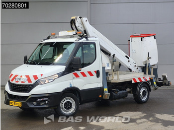 Van Iveco Daily 35S14 Hoogwerker 14meter werkhoogte 4xGestempeld 292 Arbeidsuren Airco Cruise Euro6 Hubarbeitsbühne France Elevateur 1Personen A: picture 2