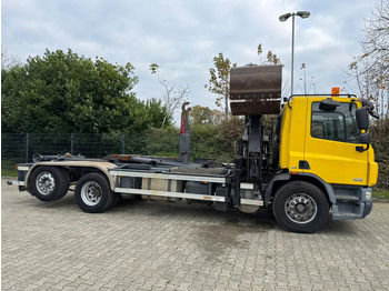 Interior photo 1: Hook lift truck, Crane truck DAF CF 75 6X2 NL TRUCK