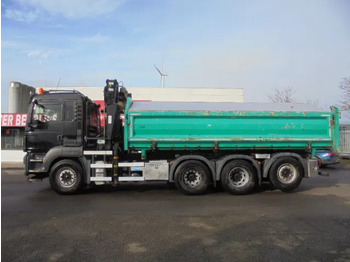 Tipper, Crane truck MAN TGS 35.440 8X4 TRIPLE NL TRUCK: picture 3