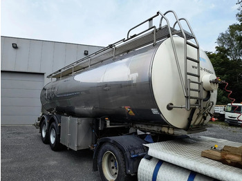 Tank semi-trailer for transportation of milk ETA 25000L INSULATED INOX TANK - 2 COMP: picture 2 Tank semi-trailer for transportation of milk ETA 25000L INSULATED INOX TANK - 2 COMP: picture 2