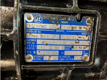 Gearbox ZF Ecolite 6AS800TO Iveco Spec Gearbox: picture 2