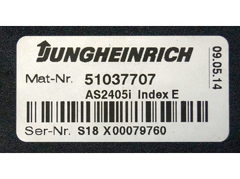 ECU for Material handling equipment Jungheinrich 51037707 | Rij regeling driving controller AS2405i index E Sw. 1,29: picture 3
