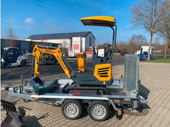 Mini excavator, Trailer Minibagger BK950JS + Tieflader + Zubehör *INKL.19% MWST*BERGER KRAUS*JOYSTICK*SOFORT!*: picture 3
