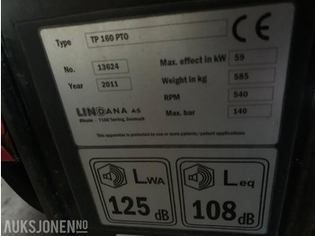 Agricultural machinery 2011 Lindana TP160 PRO - Fliskutter med trepunkts oppheng: picture 3