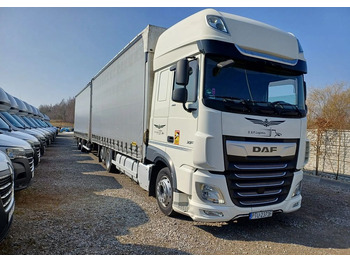 Curtainsider truck DAF XF 480 SUPER SPACE CAB / ZESTAW TANDEM PRZEJAZDOWY 120m3: picture 2