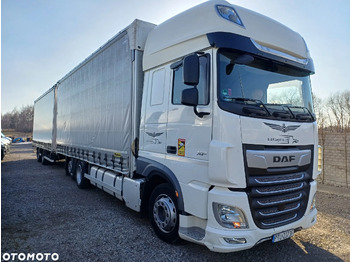 Curtainsider truck DAF XF 480