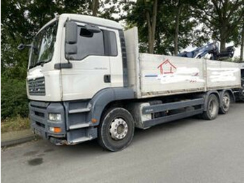 Dropside/ Flatbed truck, Crane truck MAN 26.320 Pritsche mit Kran Tirre 170: picture 2