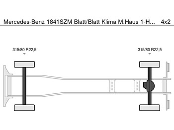 Tipper Mercedes-Benz 1841SZM Blatt/Blatt Klima M.Haus 1-Hand: picture 4