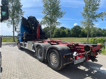 Container transporter/ Swap body truck, Crane truck Scania R480 with hiab hookloader and hiab 262 EP5 with remote crane 2019: picture 3