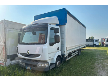 Curtainsider truck RENAULT Midlum
