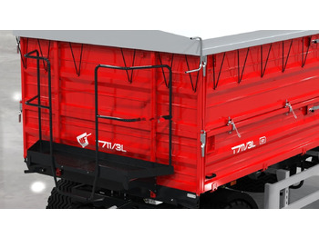 New Farm trailer Metal-Fach T711/1L – 8t Long dwuosiowa: picture 2