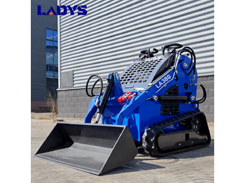 New Skid steer loader LADYS Free Shipping LA380 Mini Skid Steer Loader Compact Track Diesel Cheap Mini Skid Steer Loader For Sale With Mini Skid Steer Attachments 4 In 1 Bucket: picture 3