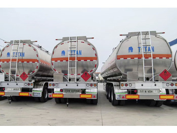 New Tank semi-trailer for transportation of fuel TITAN 3 Axle 42000liter Aluminum Tanker Trailer for Sale in Mali: picture 2