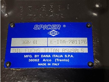 Gearbox and parts for Construction machinery Ahlmann AZ150-4181908A-Spicer Dana 360/61-Transmission: picture 5