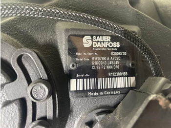 Hydraulics for Construction machinery Sauer Danfoss H1P078R-83008730-Drive pump/Fahrpumpe/Rijpomp: picture 4