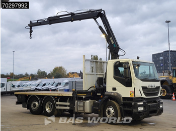 Dropside/ Flatbed truck, Crane truck Iveco Stralis 310 Stralis 6X2 HIAB 144 BS-2 Crane Kran Lift+Steering-Axle Manual Euro 5: picture 3 Dropside/ Flatbed truck, Crane truck Iveco Stralis 310 Stralis 6X2 HIAB 144 BS-2 Crane Kran Lift+Steering-Axle Manual Euro 5: picture 3