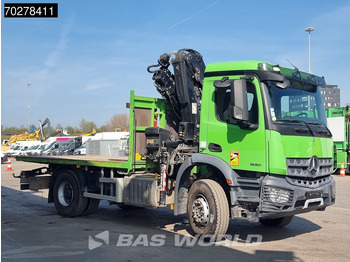 Dropside/ Flatbed truck, Crane truck Mercedes-Benz Arocs 1830 4X2 Hiab 122 ES-3 HIPRO Kran Crane Big-Axle Euro 6: picture 3