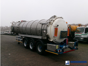 Tank semi-trailer WHALE Vacuum tank inox 30 m3 / 1 comp + pump: picture 4