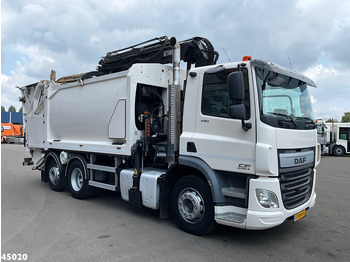 Garbage truck DAF FAN CF 290 Euro 6 Hiab 21 Tonmeter laadkraan: picture 3