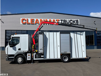Truck, Crane truck Renault D 220 Euro 6 Fassi 2,3 Tonmeter laadkraan Just 153.536 km!: picture 2