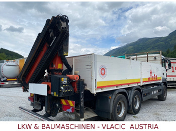 Dropside/ Flatbed truck, Crane truck MAN TGS 33.440 6x4 Blatt/Blatt Mit Palfinger PK16500: picture 3