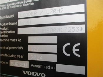 Lease a Volvo L 70 H H2 BEMÆRK MED GARANTI FRA VOLVO FREM TIL DE  Volvo L 70 H H2 BEMÆRK MED GARANTI FRA VOLVO FREM TIL DE: picture 2