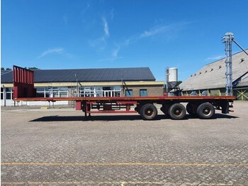 Dropside/ Flatbed semi-trailer Nooteboom OVB-42 VV Extendable 20M Steering platform: picture 4