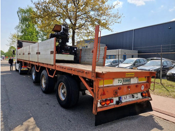 Dropside/ Flatbed semi-trailer Pacton 3 AS / ROLKRAAN KENNIS TYPE 14.000 / FREINS TAMBOURS / DRUM BRAKES: picture 5