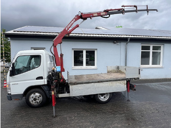 Hook lift truck, Crane truck MITSUBISHI Canter 5S13 m. Ladekran Ferrari 530 3xhydr1xmech: picture 2