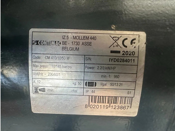 New Air compressor COMPRESSOR Contimac CM410/10/50W 3 PK 400 L / min 10 Bar Elektrische Zuigercompressor: picture 3