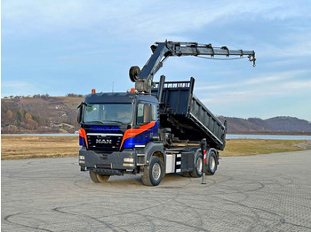 Tipper, Crane truck MAN TGS 33.480 * HIAB 288 EP - 4 HIDUO/ FUNK * 6x4: picture 2