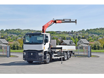 Crane truck Renault C 380 * PRITSCHE 7,05 m* FASSI F 135C + FUNK: picture 2