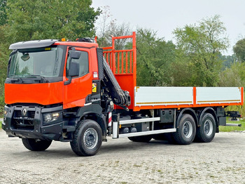 Crane truck Renault K 380 * HIAB 166 BS-3 HIDUO + FUNK* 6x4: picture 3