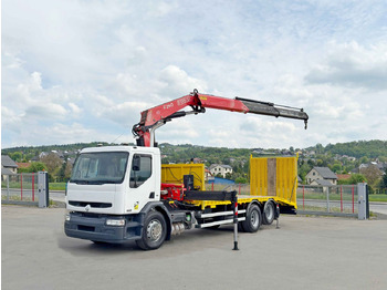Tow truck Renault PREMIUM 320 * FASSI F240B.22 + FUNK* TOP: picture 2