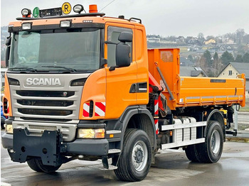 Tipper, Crane truck Scania G360 Kipper 4,10m *PK 11002 B + FUNK *4x4: picture 3