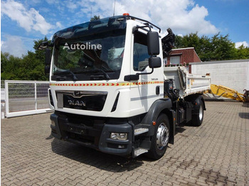 Lease a MAN TGM 15.290 - 3 way tipper+crane MAN TGM 15.290 - 3 way tipper+crane: picture 1
