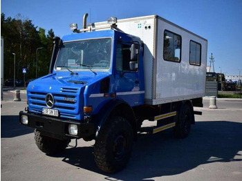 Cab chassis truck, Crane truck Mercedes-Benz Unimog Mercedes-Benz Unimog U 4000 4x4 Camper Expeditio: picture 4