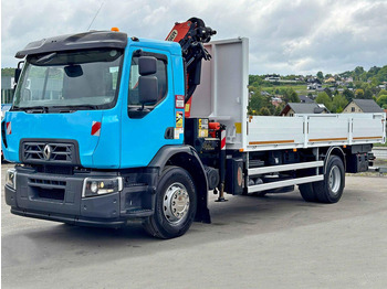 Dropside/ Flatbed truck, Crane truck Renault C 320 * PK 12002 EH A + FUNK * TOPZUSTAND: picture 4