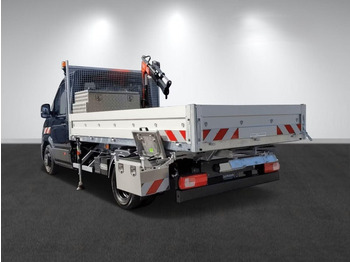 New Dropside/ Flatbed truck, Crane truck Volkswagen Crafter 50 - Flatbed truck + crane: picture 3