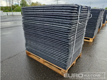 Construction equipment Unused Pallet of Plastic Connectable Road Plates, 1200x800x28mm, 22kg per Plate (35 of): picture 2 Construction equipment Unused Pallet of Plastic Connectable Road Plates, 1200x800x28mm, 22kg per Plate (35 of): picture 2