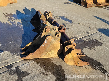 Bucket 36", 30", 30" Ditching, 12", 12", 10" Digging Bucket 25-35mm Pin to suit Mini Excavator: picture 2 Bucket 36", 30", 30" Ditching, 12", 12", 10" Digging Bucket 25-35mm Pin to suit Mini Excavator: picture 2