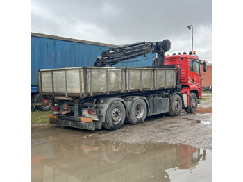 Tipper, Crane truck MAN TGA 8x4 Hydrodrive: picture 4