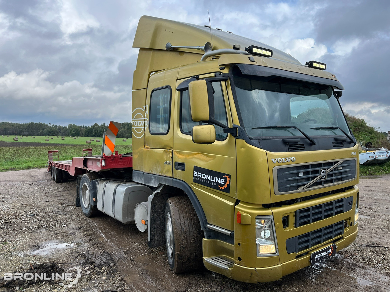 2006 Volvo FM400 + 2000 FLIEGL SZS 280 Flatbed - Tractor unit: picture 2 2006 Volvo FM400 + 2000 FLIEGL SZS 280 Flatbed - Tractor unit: picture 2