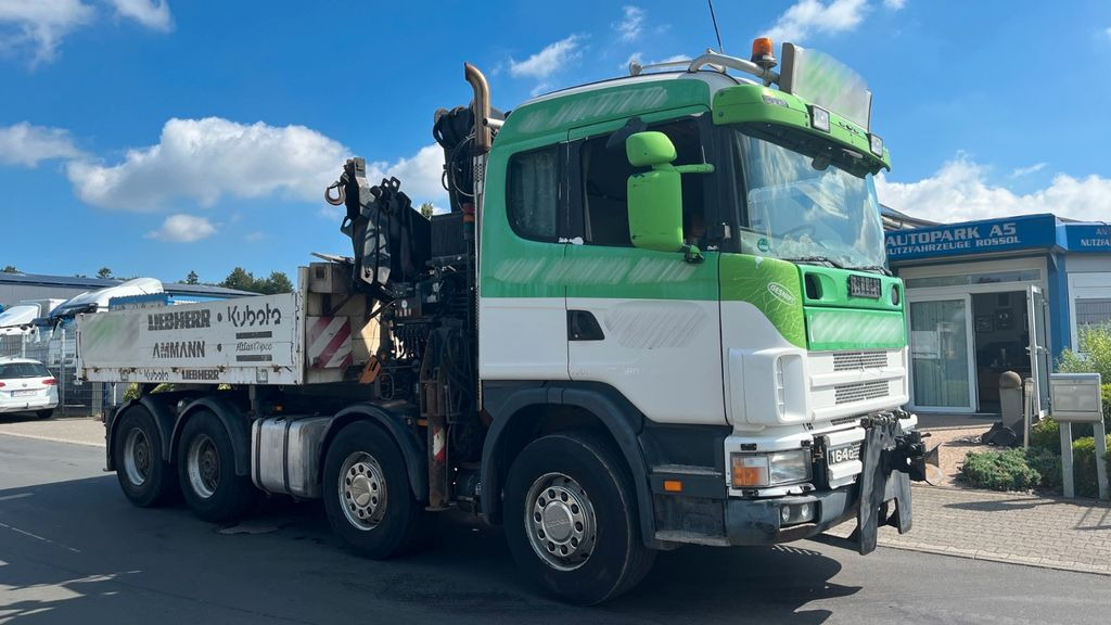 Scania 164G 580 V8 Kran Hiab 280 Retarder Sattel - Tractor unit: picture 1 Scania 164G 580 V8 Kran Hiab 280 Retarder Sattel - Tractor unit: picture 1