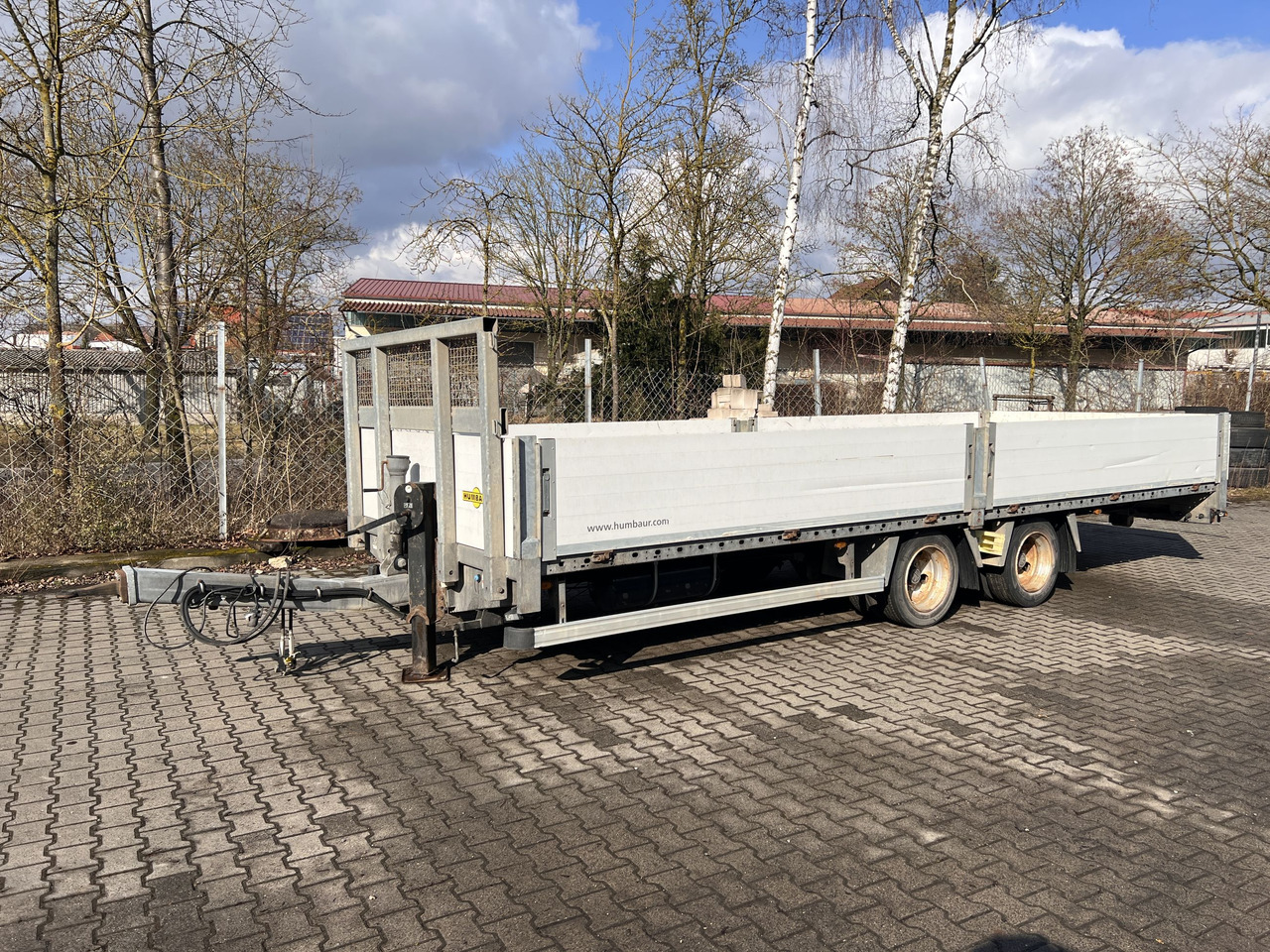 Humbaur HBTZ 137224 14,4 t Tandem- Pritschenanhänger- Tieflader - Low loader trailer: picture 2 Humbaur HBTZ 137224 14,4 t Tandem- Pritschenanhänger- Tieflader - Low loader trailer: picture 2