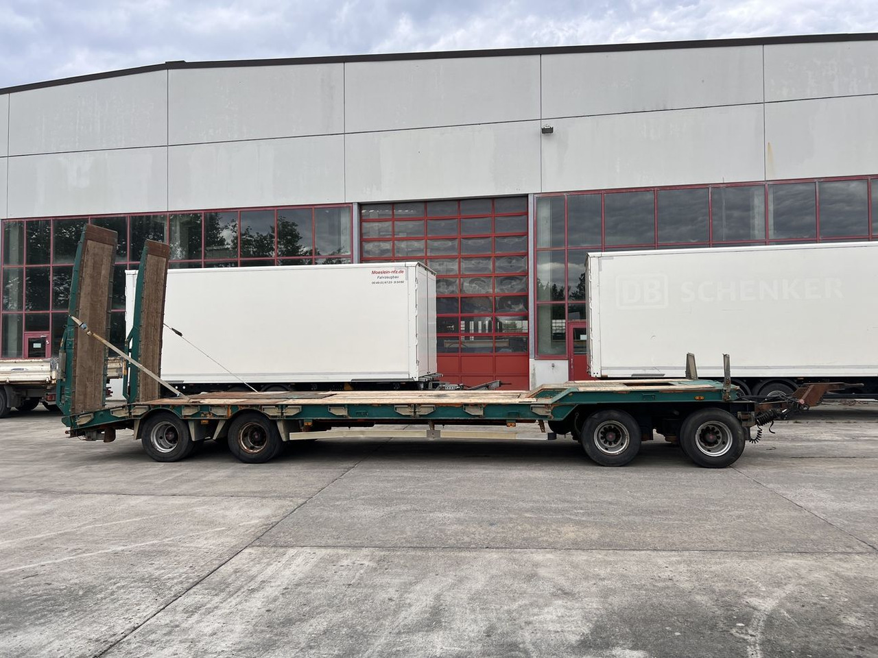 Humbaur HTD 409525-4A 4 Achs Tiefladeranhänger - Low loader trailer: picture 1 Humbaur HTD 409525-4A 4 Achs Tiefladeranhänger - Low loader trailer: picture 1