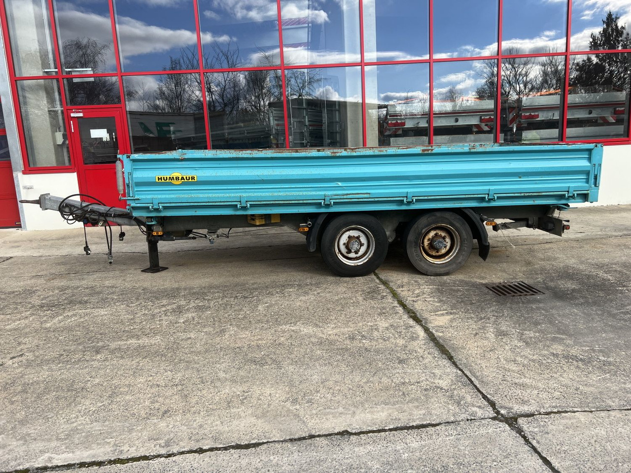 Humbaur HTK 10 50 24  Tandem Kipper- Tieflader - Tipper trailer: picture 4 Humbaur HTK 10 50 24  Tandem Kipper- Tieflader - Tipper trailer: picture 4