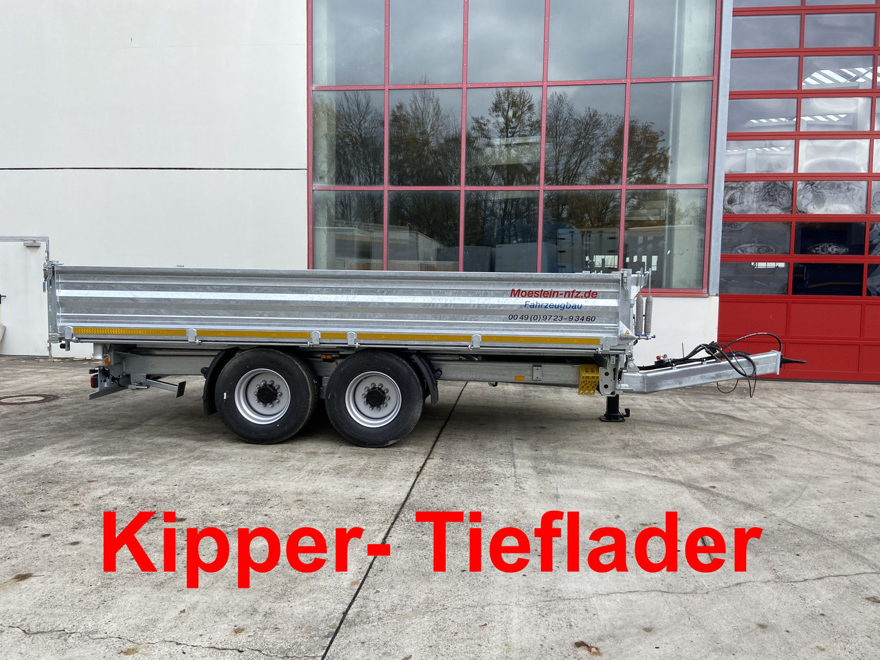 Möslein TTD 14 5,70 m 14 t Kipper Tieflader 5,70 m lang, Breite Reifen-- Neufahrzeug -- - Tipper trailer: picture 5 Möslein TTD 14 5,70 m 14 t Kipper Tieflader 5,70 m lang, Breite Reifen-- Neufahrzeug -- - Tipper trailer: picture 5