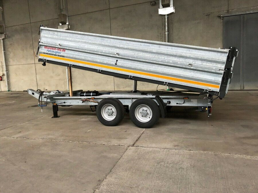 Möslein neuer Tandem 3- Seitenkipper Tiefladermit Bordw - Tipper trailer: picture 3 Möslein neuer Tandem 3- Seitenkipper Tiefladermit Bordw - Tipper trailer: picture 3